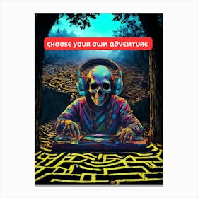 Choose your own Adventure Canvas Print