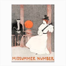 Midsummer Number, Edward Penfield Canvas Print