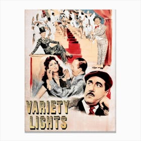 Variety Lights (1950) Canvas Print