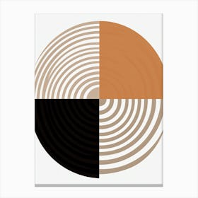 Pforzheim Precision, Geometric Bauhaus Canvas Print