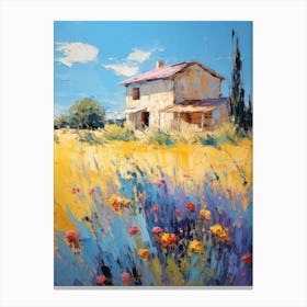 House In The Meadow Canvas Print