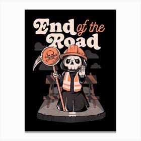 End Of The Road Canvas Print