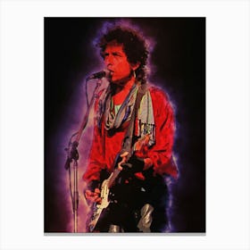 Spirit Of Bob Dylan Live Canvas Print