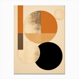 Bauhaus Abstractions; Geometric Echoes Canvas Print