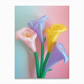Dreamy Inflatable Flowers Calla Lily 2 Canvas Print