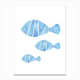 Watercolor Fish Canvas Print