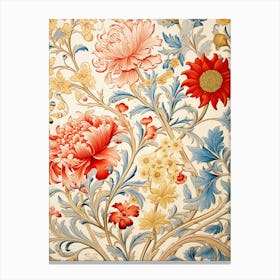 Floral Wallpaper 368 Canvas Print