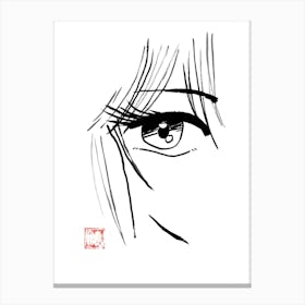 manga eye 03 Canvas Print