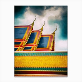 Rooftops Of Wat Pho Canvas Print