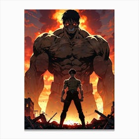 Levi Ackerman Attack on Titan Anime Manga Canvas Print