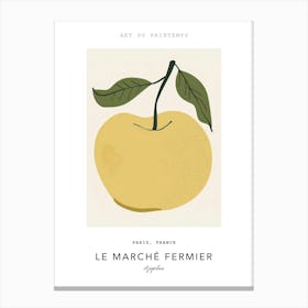 Apples Le Marche Fermier Poster 7 Canvas Print