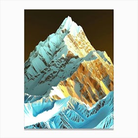 3d Mountain Canvas Print