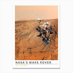 Mars Rover Self Portrait Canvas Print