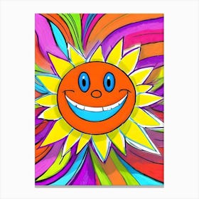 Happy Sun ~ Reimagined 1 Canvas Print