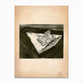 Star Wars Star Destroyer Canvas Print