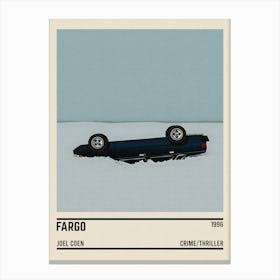 Fargo Movie Car Canvas Print