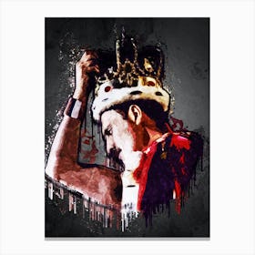 Freddie Mercury Potrait Canvas Print