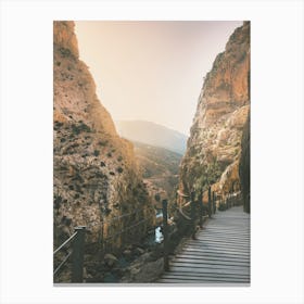 Spain Hiking Trail Canvas Print