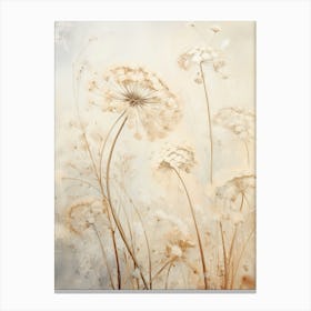 Boho Dried Flowers Queen Annes Lace 2 Canvas Print