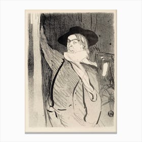 11aristide Bruant (1893), Henri de Toulouse-Lautrec Canvas Print