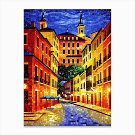 City At Night 2 Canvas Print