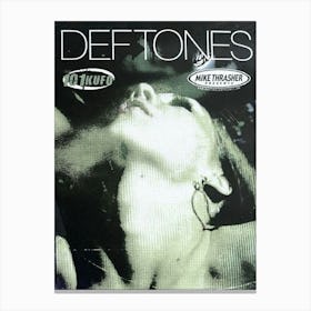 Deftones Album Vintage Poster Rock Band Poster For Room Aesthetic Canvas Wall Art Bedroom Decor Canvas Print