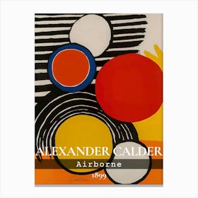 Alexander Calder Airbone Canvas Print