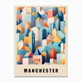 Manchester City Low Poly (17) Canvas Print