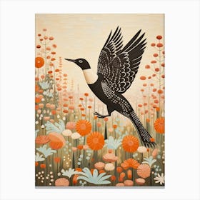 Loon 1 Detailed Bird Painting Canvas Print
