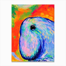 Elephant Seal Matisse Inspired Canvas Print