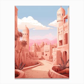 Egyptian City Canvas Print