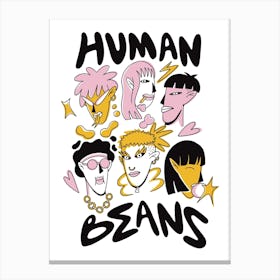 Human Beans Canvas Print