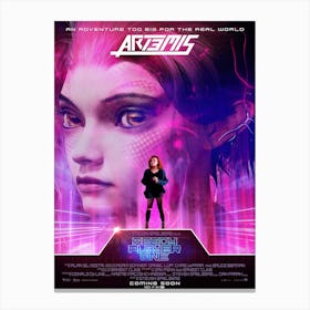 Ready player one art3mis Canvas Print