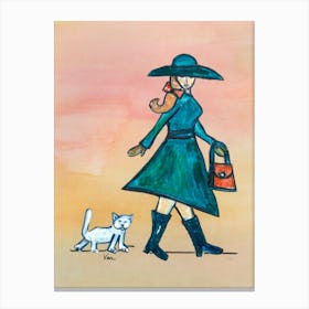 The Cat Walk Canvas Print