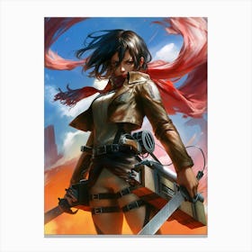 Attack On Titan 2 Canvas Print