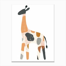 Charming Nursery Kids Animals Giraffe 3 Canvas Print