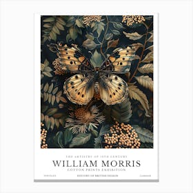 William Morris Exhibition Insects Series 20 Canvas Print