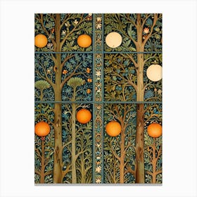 William Morris Tree In Bloom Canvas Print