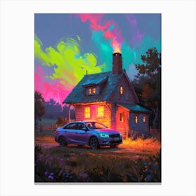 House In The Sky Canvas Print