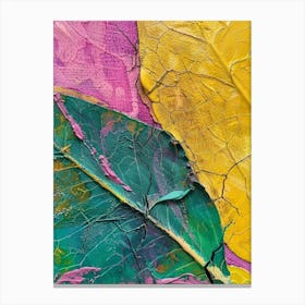 Abstract Leaf Painting 1 Canvas Print