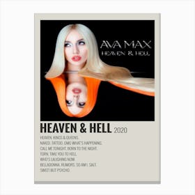 Heaven & Hell 2020 Poster Canvas Print