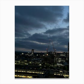 London Skyline At Dusk Canvas Print