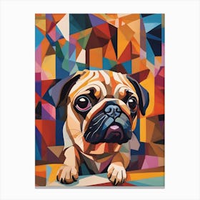Pug Painting 1 Canvas Print