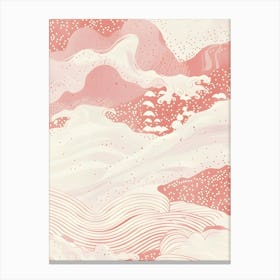 Pink Sea Canvas Print