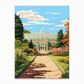 Royal Botanic Garden Edinburgh United Kingdom Illustration 4  Canvas Print