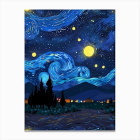 Starry Night 186 Canvas Print