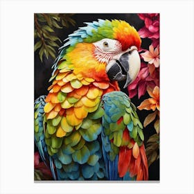 Colorful Parrot 2 Canvas Print