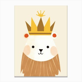 Little Hedgehog 1 Wearing A Crown Canvas Print