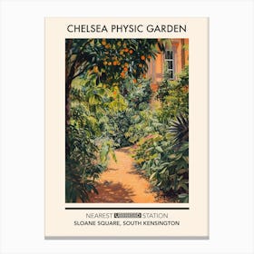 Chelsea Physic Garden London Parks Garden 4 Canvas Print