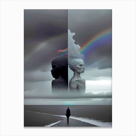 Rainbow In The Sky 5 Canvas Print